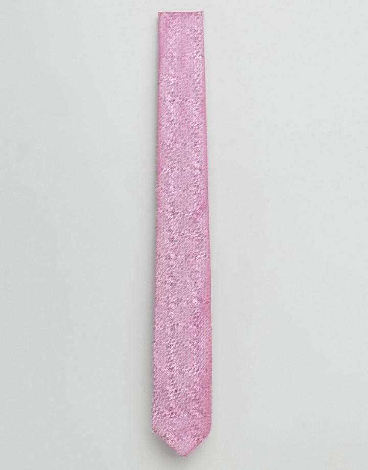 Noose & Monkey Wedding Tie - Pink