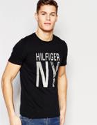 Tommy Hilfiger T-shirt With Ny Print - Black