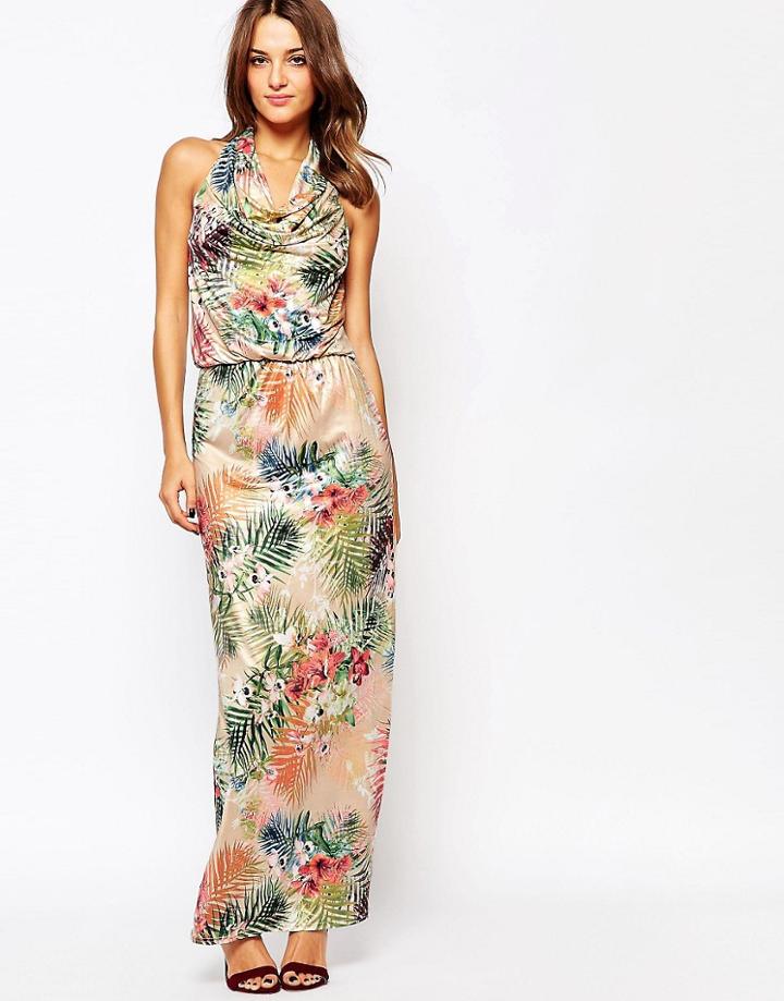 Amy Childs Liberty Tropical Maxi Dress - Multi