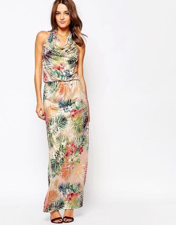 Amy Childs Liberty Tropical Maxi Dress - Multi