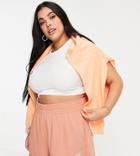 Nike Plus High Waisted Shorts In Tan-brown