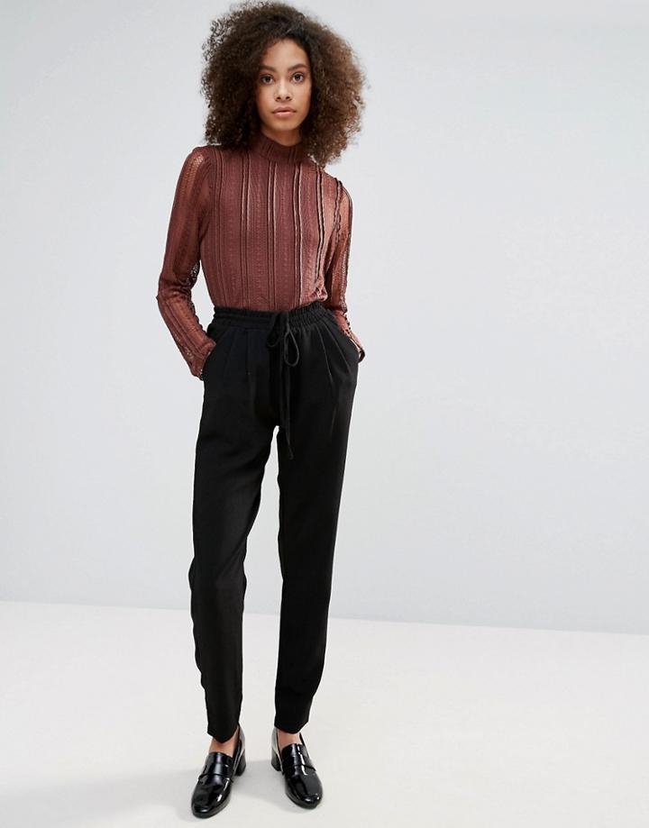 B.young Slim Fit Pant - Black