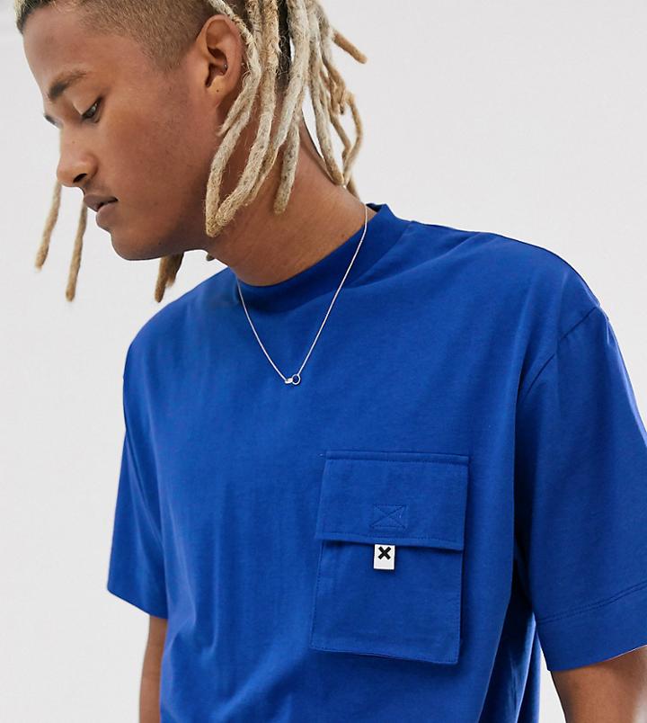 Collusion Pocket T-shirt - Blue