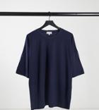 In The Style Plus X Siannise Fudge Oversized T-shirt In Navy