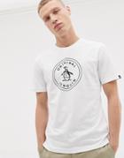 Original Penguin Circle Logo T-shirt In White - White