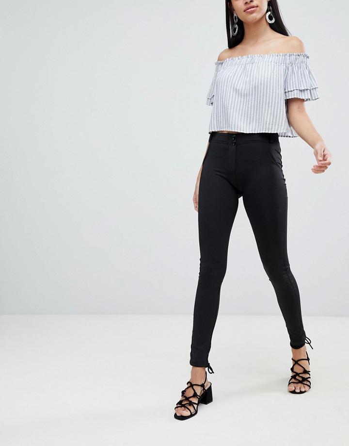 Qed London Jeggings-blue