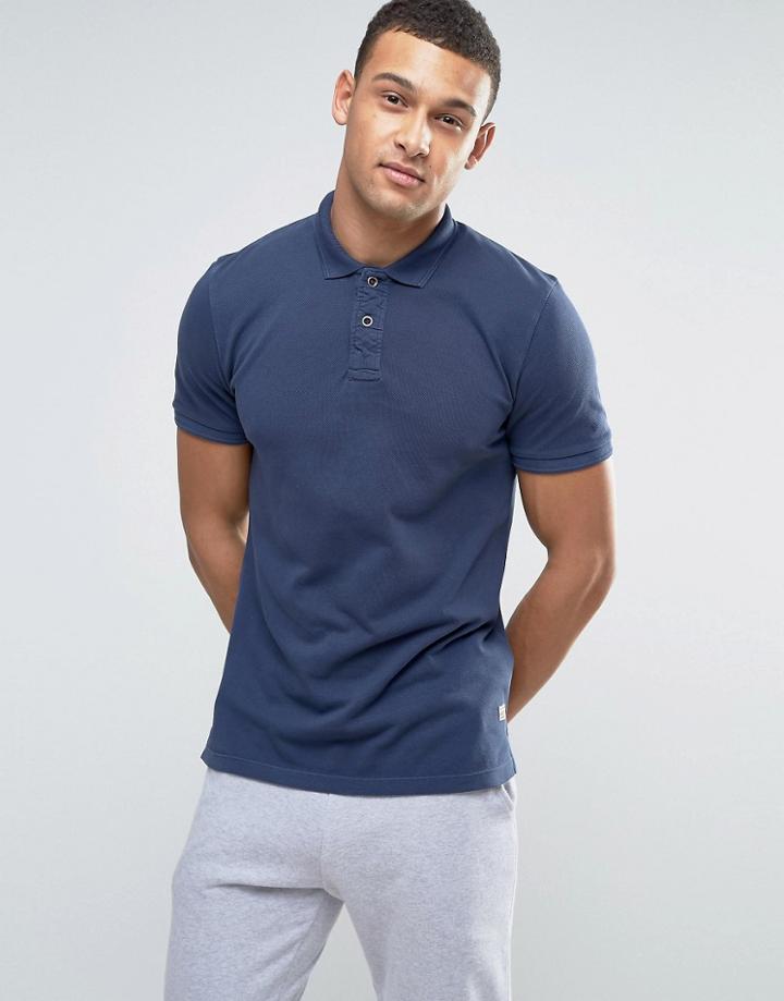 Jack & Jones Vintage Slim Fit Polo - Blue