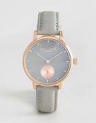 Daisy Dixon Gray Sadie Leather Watch - Gray