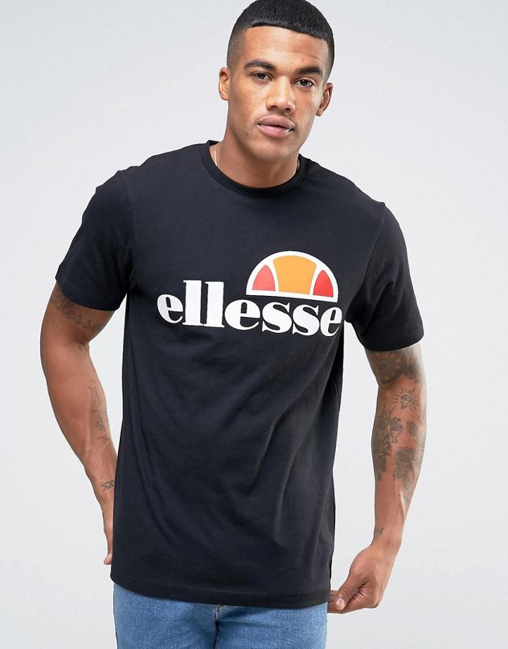 Ellesse T-shirt With Classic Logo In Black - Black