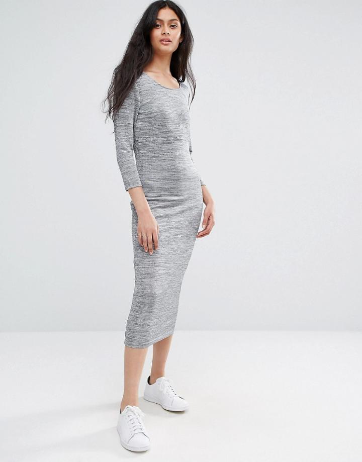 Only Gray Marl Maxi Dress - Gray