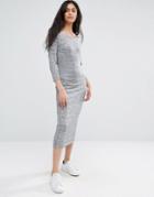 Only Gray Marl Maxi Dress - Gray