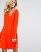 Boss Orange Lesibell Orange Knitted Dress - Orange