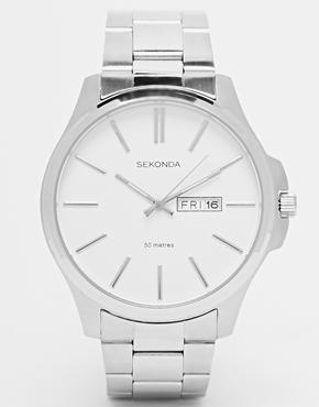 Sekonda Date Window Stainless Steel Watch - Silver