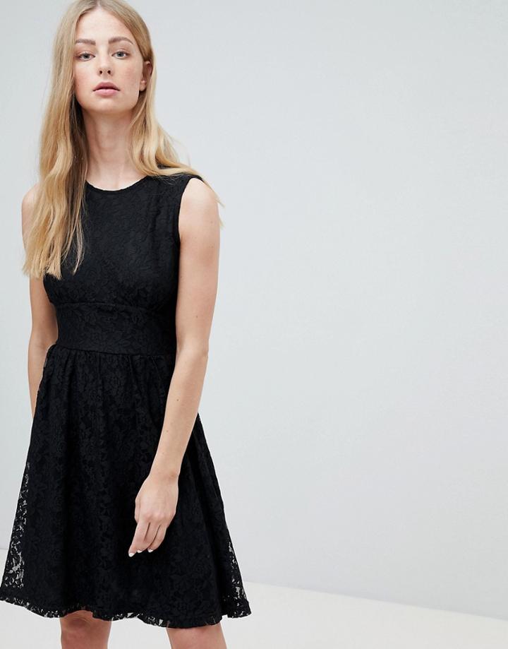 Only Armilla Lace Sleeveless Dress - Black