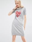 Love Moschino Knitted Dress - Gray