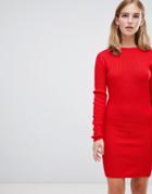 Brave Soul Poppy Sweater Dress - Red