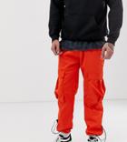 Reclaimed Vintage Cargo Pants In Orange - Orange