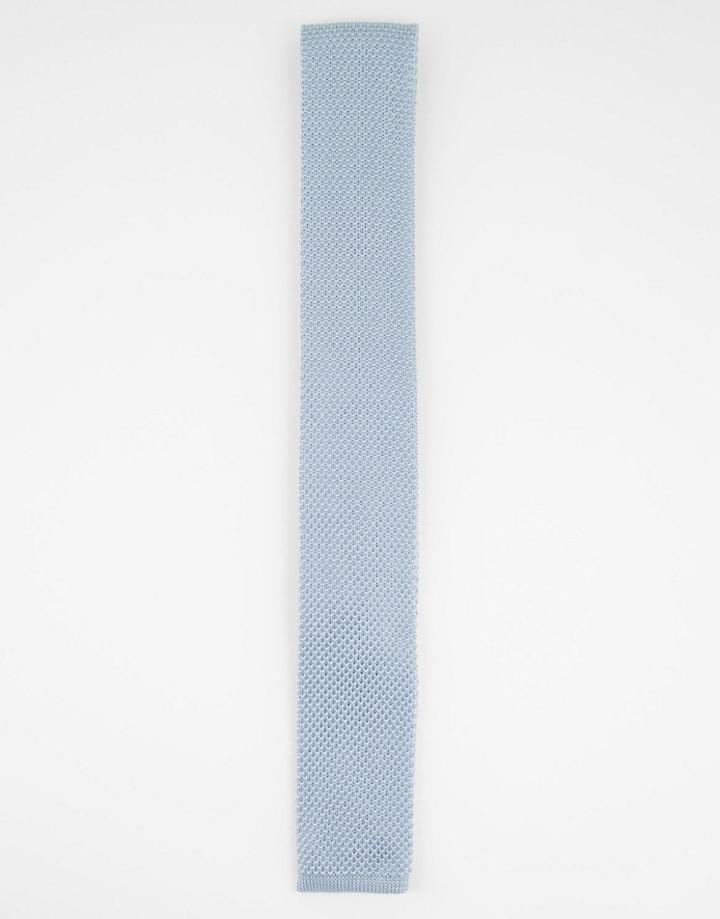 French Connection Knitted Tie-blues