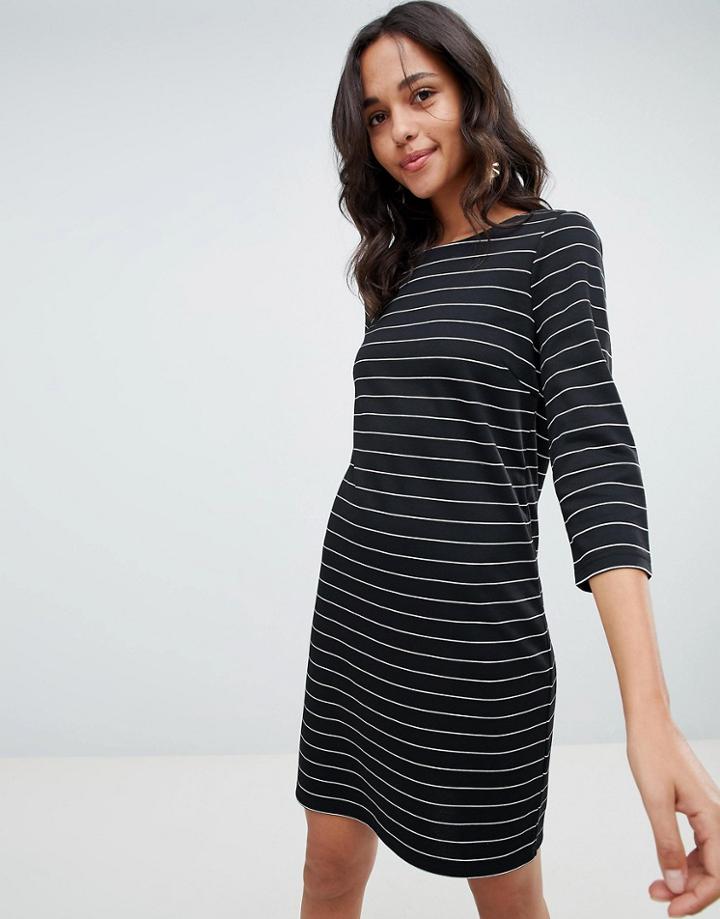 Vila Striped Jersey Midi Dress - Multi