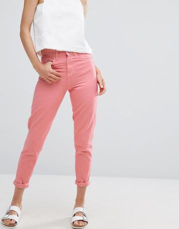 Waven Elsa Mom Jeans - Pink