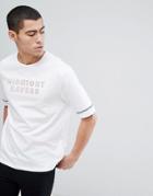 Stradivarius T-shirt With Midnight Ravers Slogan In White - White