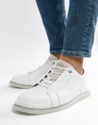 Camper Nixie Leather Sneakers In White - White