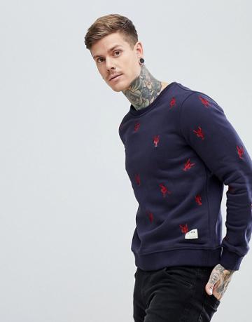 Hymn Lobster Sweatshirt - Navy