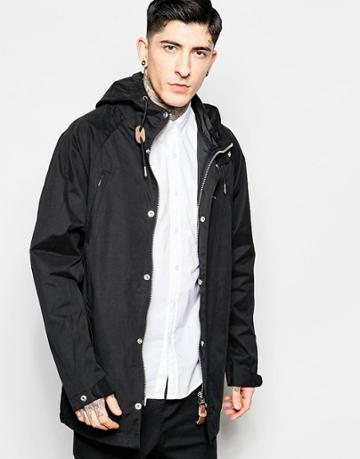Fat Moose Motion Parka In Black - Black