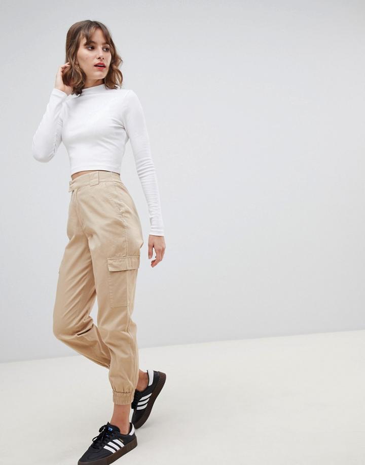 Stradivarius Cargo Pant - Beige