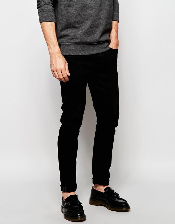 Produkt Black Jeans In Super Skinny Fit - Black