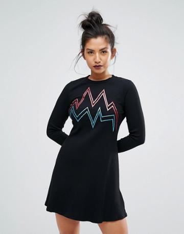 Ziztar Sound Of Flowing Sand Dress - Black