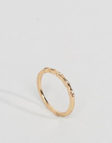 Asos Fine Eye Ring - Gold