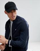 Emporio Armani Canvas Logo Baseball Cap In Black - Black