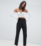 Na-kd Tie Waist Pants In Black