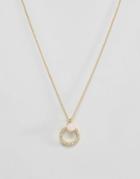 New Look Gold Plated Layered Cluster Pendant - Gold