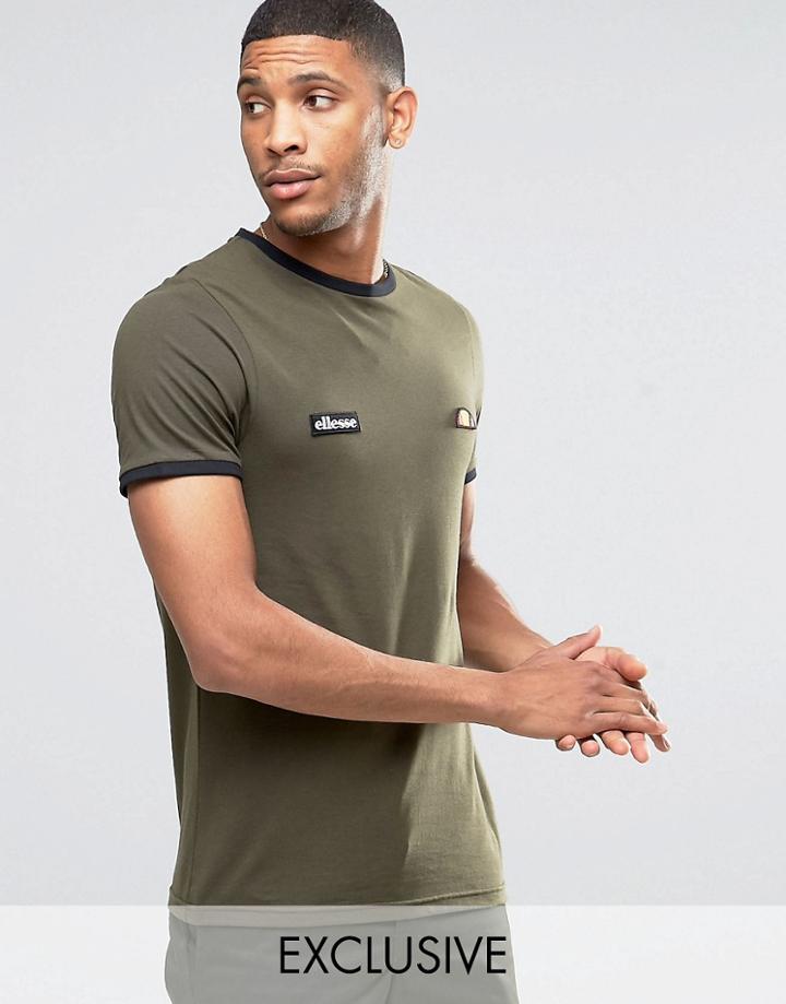 Ellesse Ringer T-shirt - Green