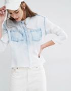 First Base Chambray Shirt - Blue