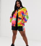 Asos Design X Glaad & Curve Runner Shorts With Side Stripe-multi
