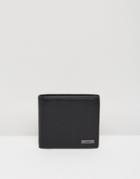 Hugo By Hugo Boss Leather Element Wallet With Coin Pocket - Black