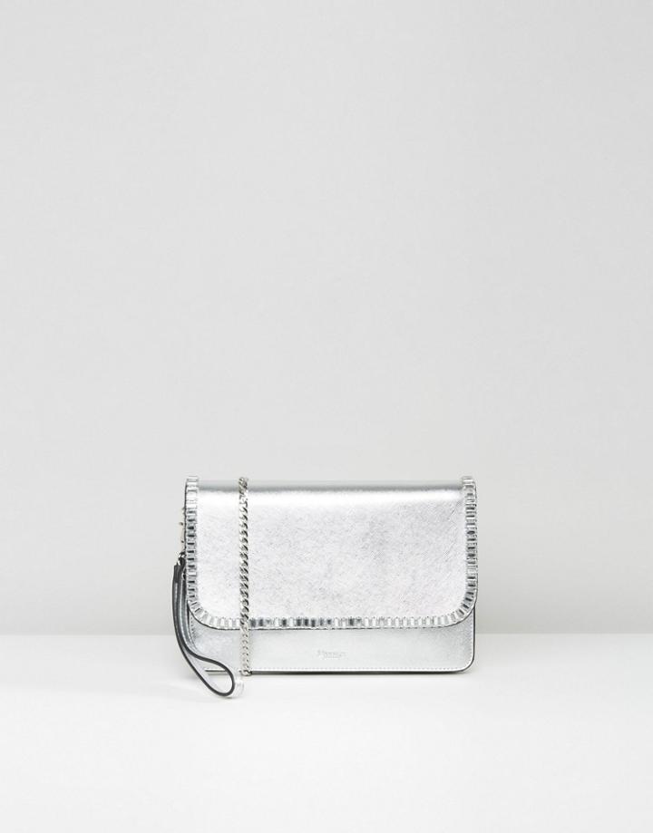 Dune Matte Effect Clutch Bag - Black