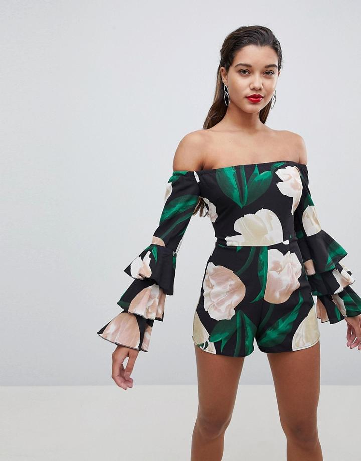 Ax Paris Floral Romper - Multi