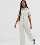 Wild Honey Boiler Suit In Faux Leather