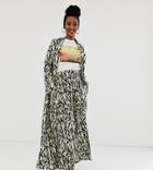 Verona Maxi Skirt In Leopard Print - Brown