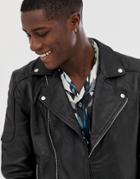 Bolongaro Trevor Quilted Real Leather Jacket - Black