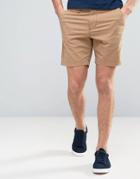 Hollister Prep Chino Shorts In Beige - Beige