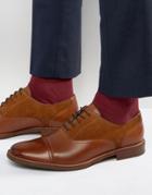 Aldo Brilaniel Suede Leather Oxford Shoes - Brown