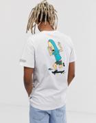 Adidas Skateboarding Beavis And Butt-head T-shirt In White - White