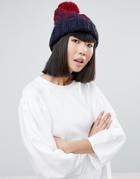 Genie By Eugenia Kim Brady Ombre Knit Hat With Pom Pom - Multi