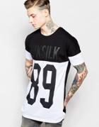 Siksilk Drop Shoulder T-shirt - Cream