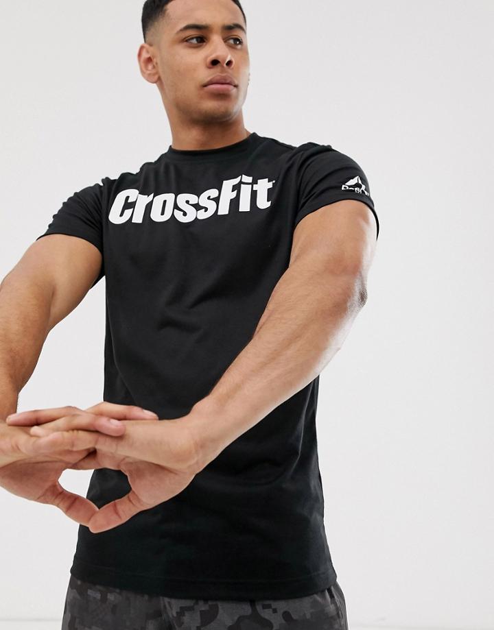 Reebok Crossfit Logo T-shirt In Black